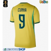 Maglie da calcio Brasile Matheus Cunha #9 Prima Maglia Mondiali 2026  Manica Corta